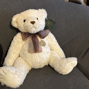 THOMAS KINKADE PAINTER‎ OF LIGHT WHITE PLUSH TEDDY BEAR